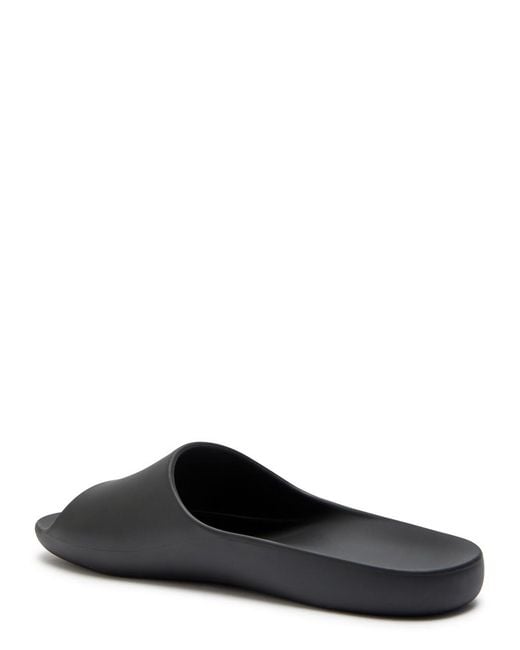The Row Black Ama Rubber Sliders
