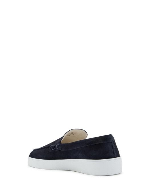 Jude Llow Blue Jacqués Suede Loafers for men