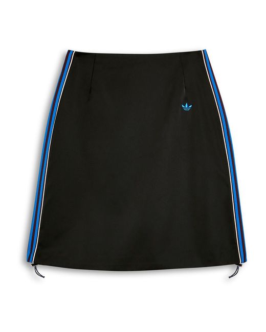 Adidas Black X Wales Bonner Satin Midi Skirt