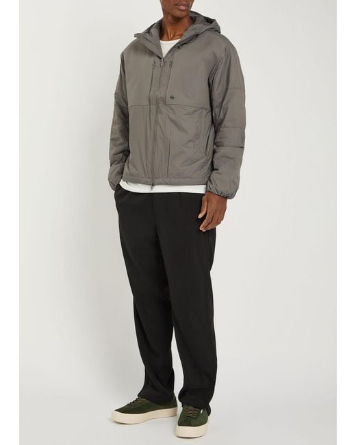 Represent Gray Padded Nylon Jacket for men