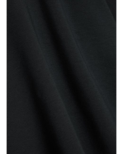 Nike Black Cropped Jersey Sweatshirt