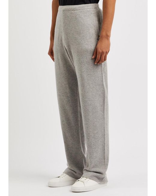 Extreme Cashmere Gray N°320 Rush Cashmere-blend Sweatpants for men