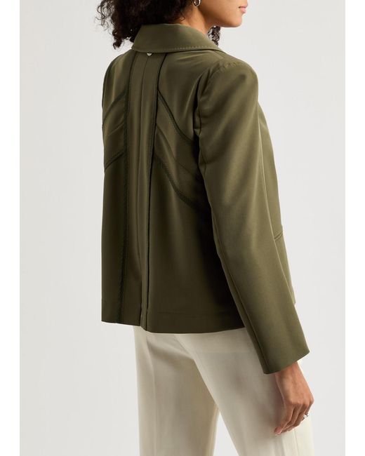 High Green Impromptu Panelled Twill Blazer