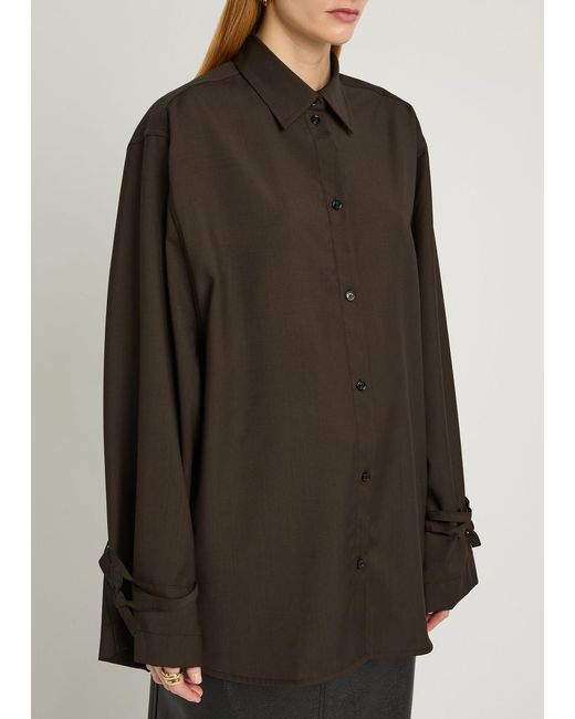 Totême Brown Wool Shirt
