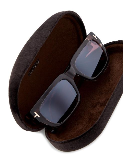 Tom Ford Pink Ezra Rectangle-frame Sunglasses for men