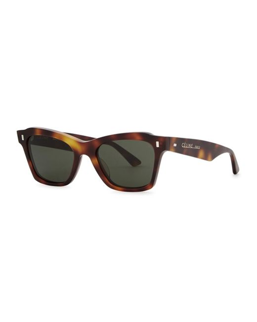 Céline Brown Tortoiseshell Wayfarer-style Sunglasses
