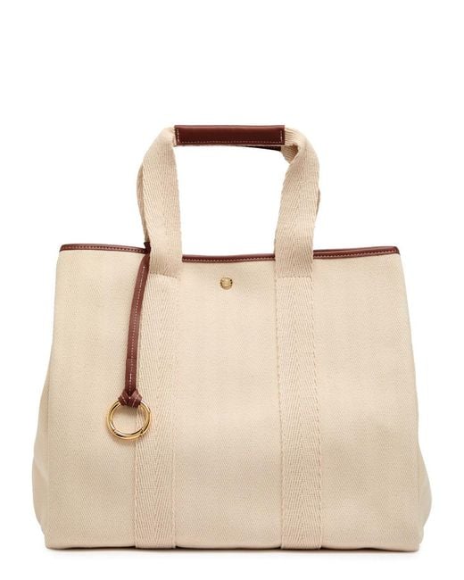 Rue de Verneuil Natural Traversée L Verneuil Canvas Tote Bag