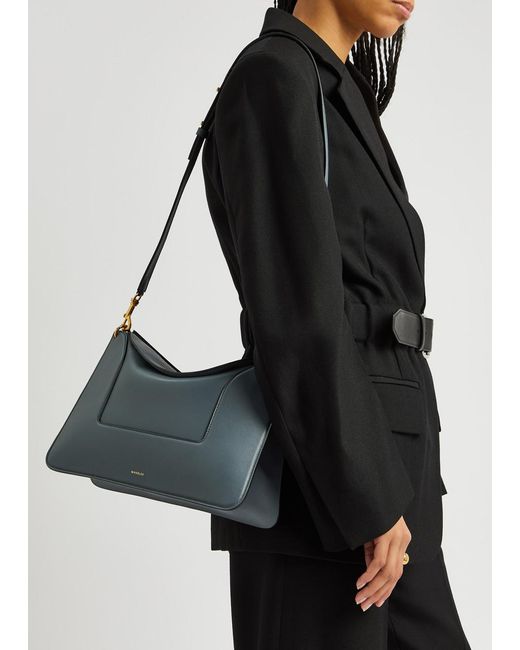Wandler Gray Penelope Leather Shoulder Bag