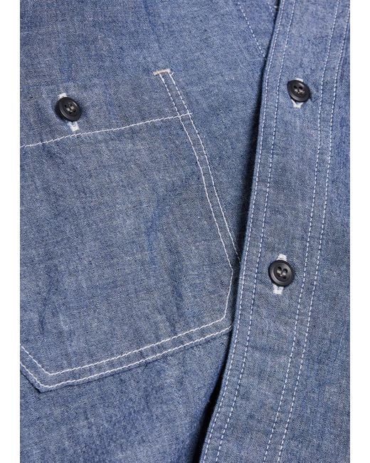 Blue Blue Japan Blue Denim Work Shirt for men