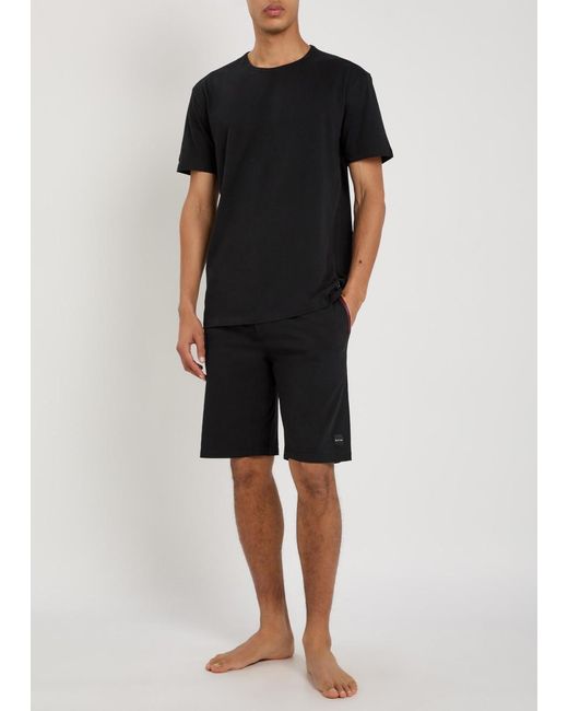Paul Smith Black Jersey Shorts for men