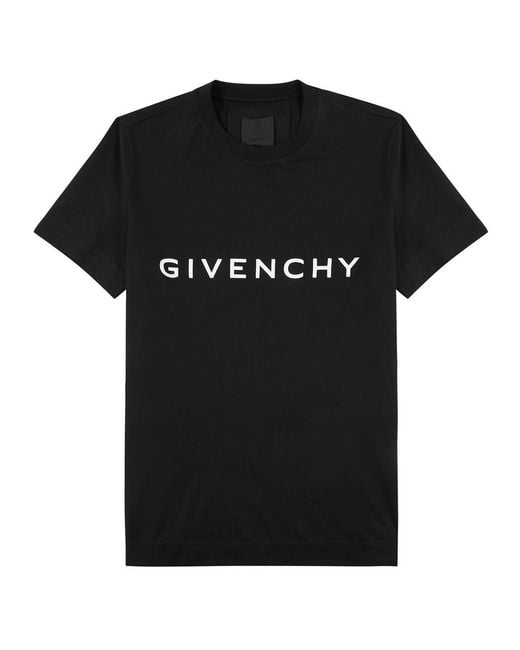 Givenchy Black Archetype Cotton T-shirt for men
