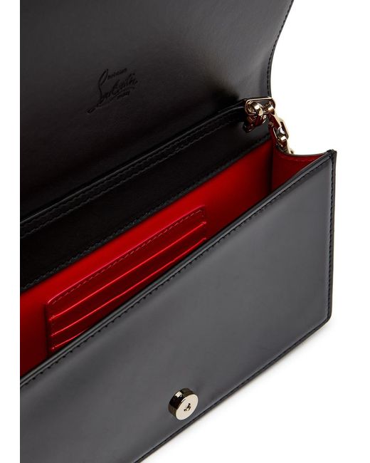 Christian Louboutin Black Bettina Patent Leather Clutch