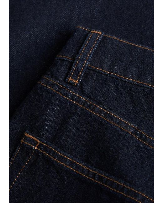 Reformation Blue Harriet Straight-Leg Jeans