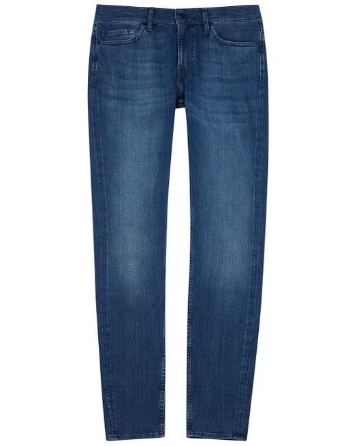 7 For All Mankind Denim Paxtyn Luxe Performance Plus+ Blue Tapered Jeans for Men | Lyst