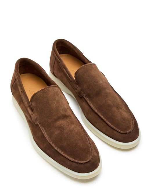 Aurélien Brown Yacht Suede Loafers for men