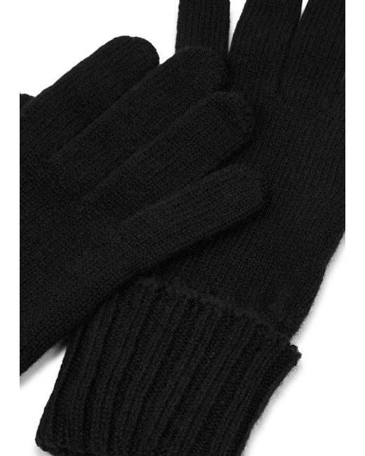 Inverni Black Cashmere Gloves