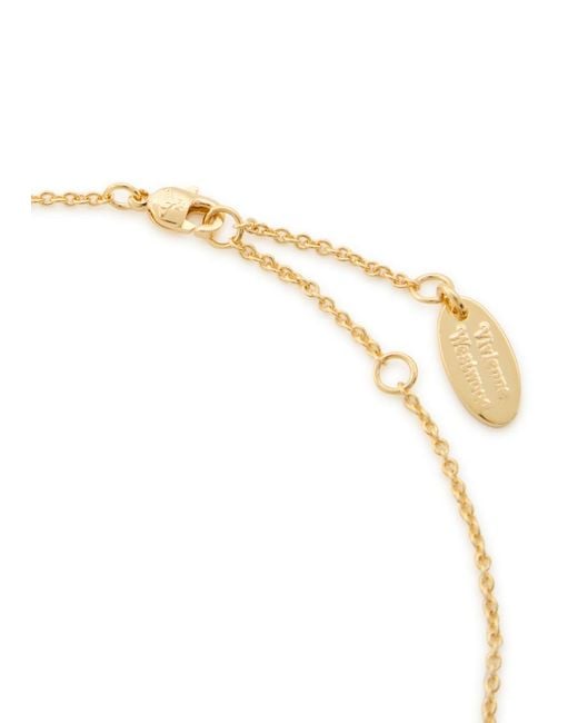 Vivienne Westwood Metallic Feodora Orb Crystal-Embellished Necklace