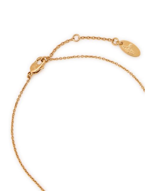 Vivienne Westwood Metallic Petra Crystal-Embellished Heart Necklace