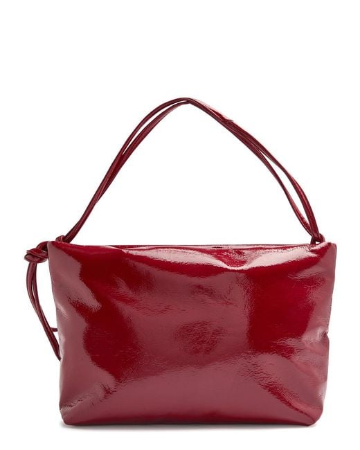 Kassl Red Loop Coated Shoulder Bag