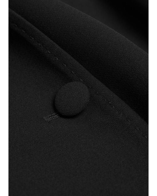 Jonathan Simkhai Black Leah Tailored Blazer Crepe Mini Dress