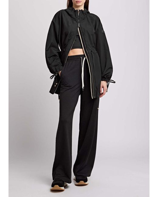 Moncler Black Shaverne Hooded Shell Parka