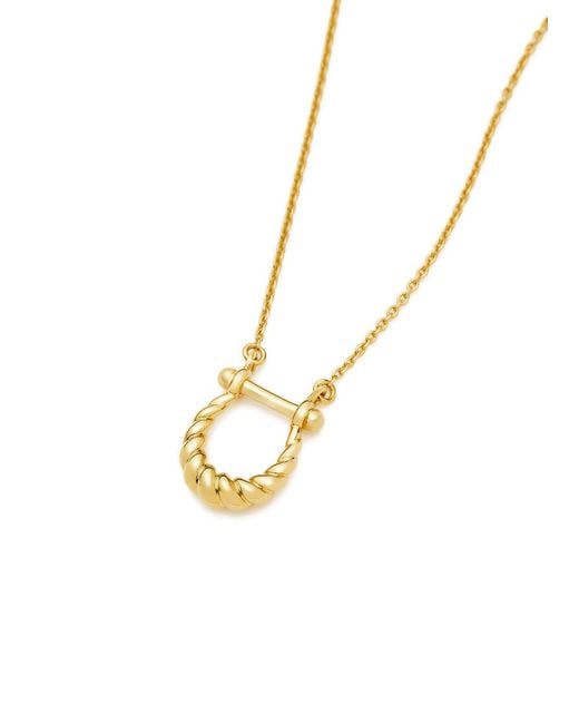 Missoma Metallic Lunar New Year Horseshoe 18K Vermeil Necklace