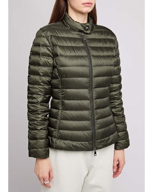 Moncler Green Igelle Quilted Shell Jacket
