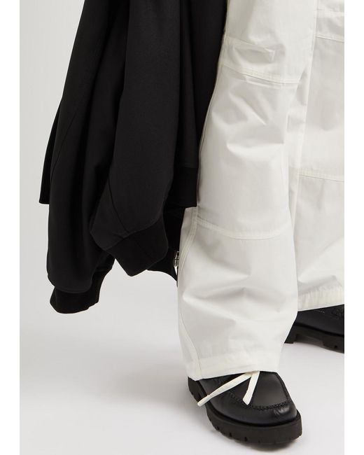 OAMC White Turner Cotton-poplin Trousers for men
