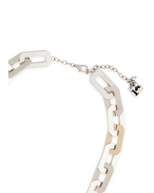 Rosantica White Paloma Two-tone Chain Necklace