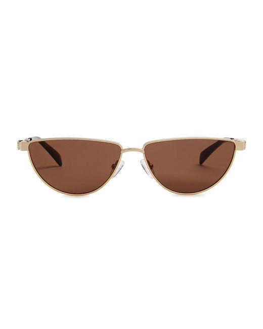 Alexander McQueen Brown D-frame Sunglasses