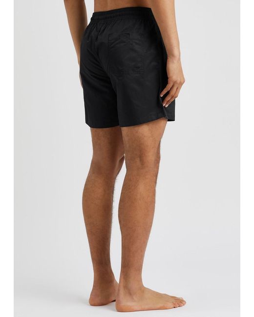 COLORFUL STANDARD Black Shell Swim Shorts for men
