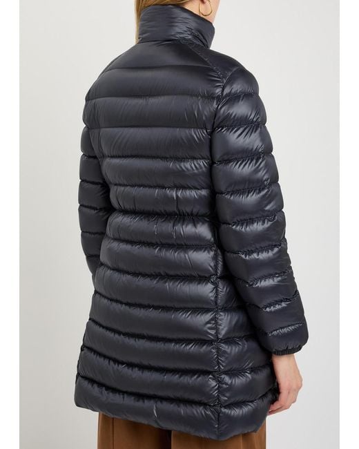 Moncler Blue Genet Padded Shell Coat
