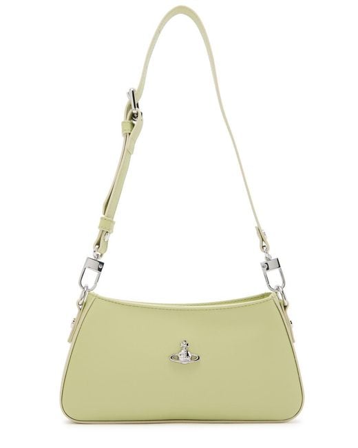 Vivienne Westwood Green Tasha Leather Shoulder Bag
