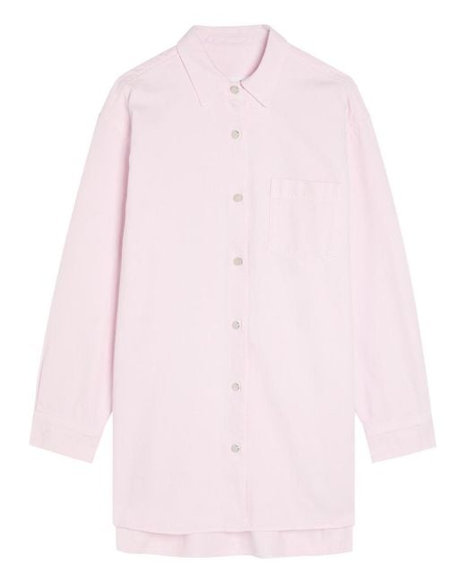 Agolde Pink X Maria Mcmanus Denim Shirt