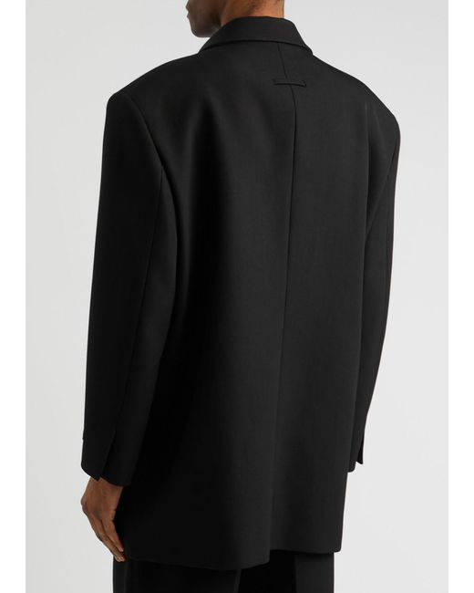 Fear Of God Black California Double-Breasted Twill Blazer for men