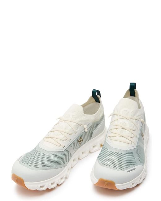 On Shoes White Cloud 6 Versa Jacquard Mesh-Knit Sneakers