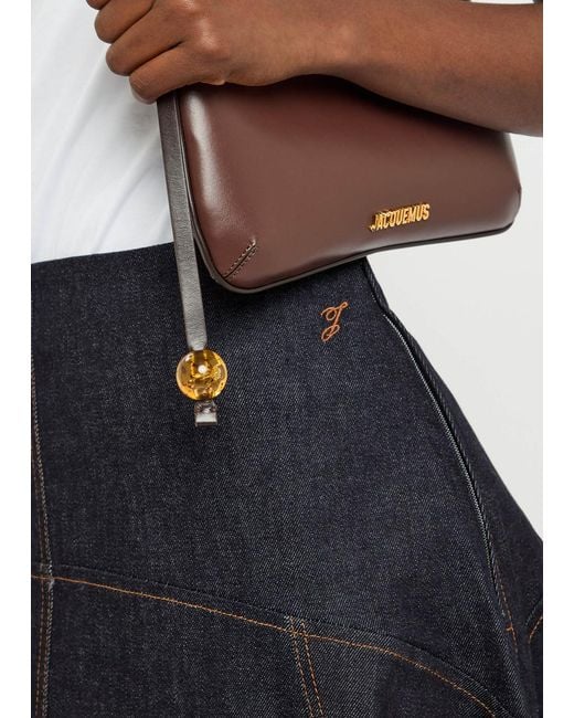 Jacquemus Blue La Triangle De-Nîmes Panelled Midi Skirt