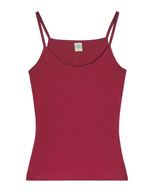 Flore Flore Red Bibi Cotton Top