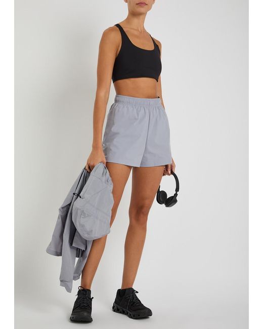 On Shoes Black Studio Stretch-Jersey Bra Top