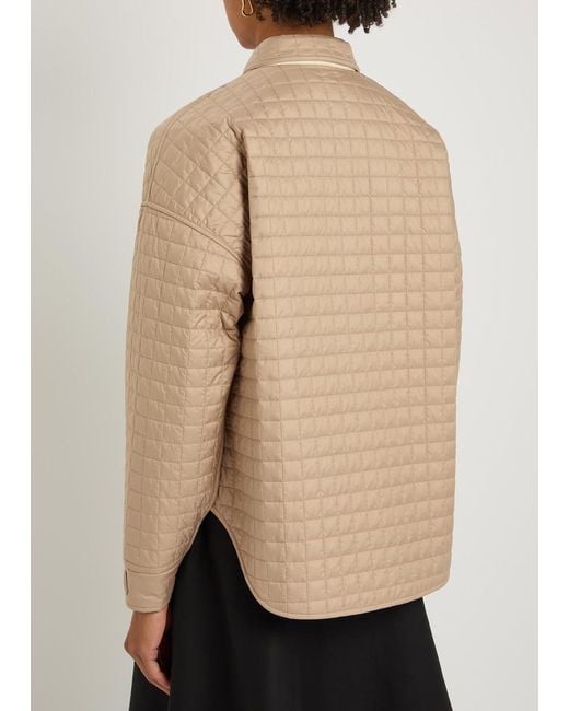 Moncler Natural Quilted Shell Overshirt