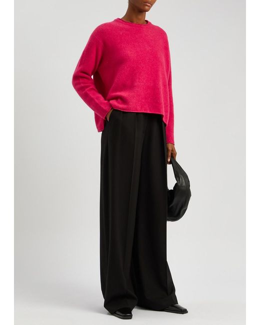 Eileen Fisher Pink Cashmere-blend Jumper