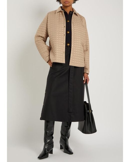 Moncler Natural Quilted Shell Overshirt