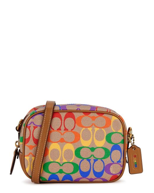 COACH Multicolor Pride Logo Leather Cross-body Bag