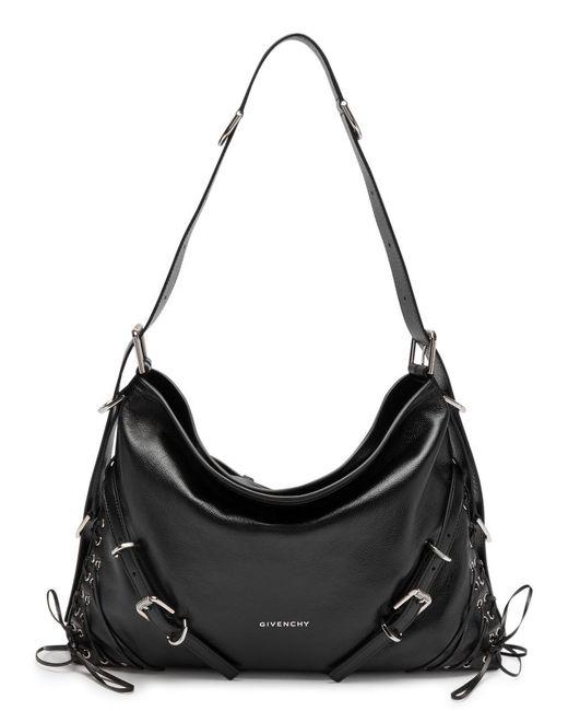 Givenchy Black Voyou Corset Leather Shoulder Bag