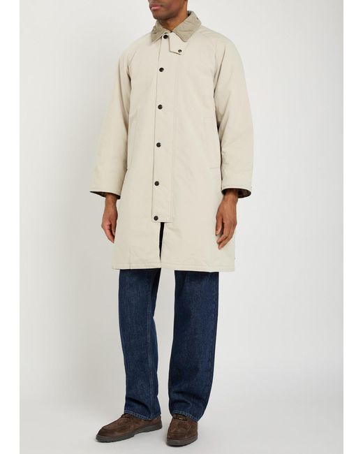 Barbour Natural Exmoor Padded Cotton-Blend Jacket for men