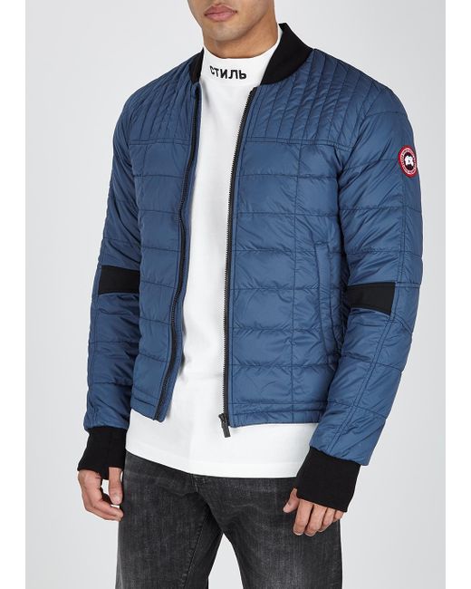 Canada Goose Goose Dunham Quilted Ripstop Jacket in Blue for Men - Save 39%  | Lyst