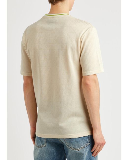 Moschino Natural Logo-jacquard Jersey T-shirt for men