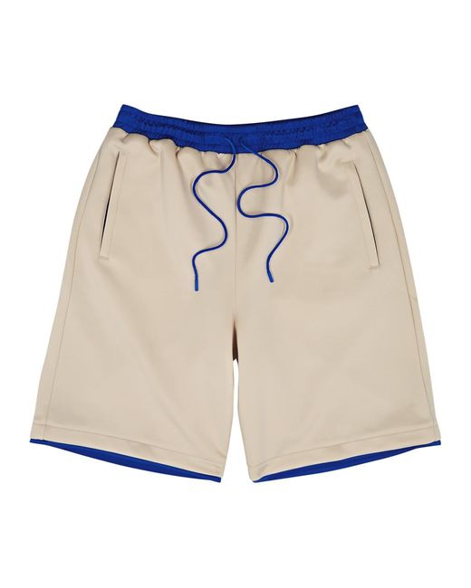 Gucci Blue Logo Neoprene Shorts for men