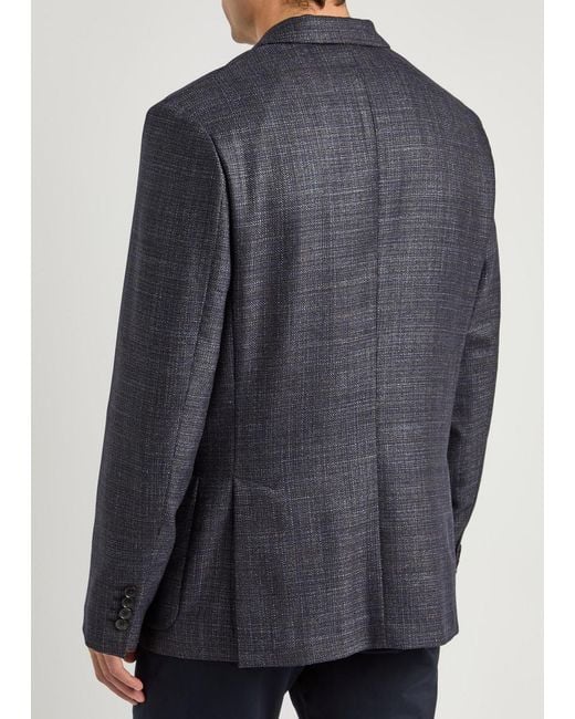 Paul Smith Blue Wool-Blend Blazer for men