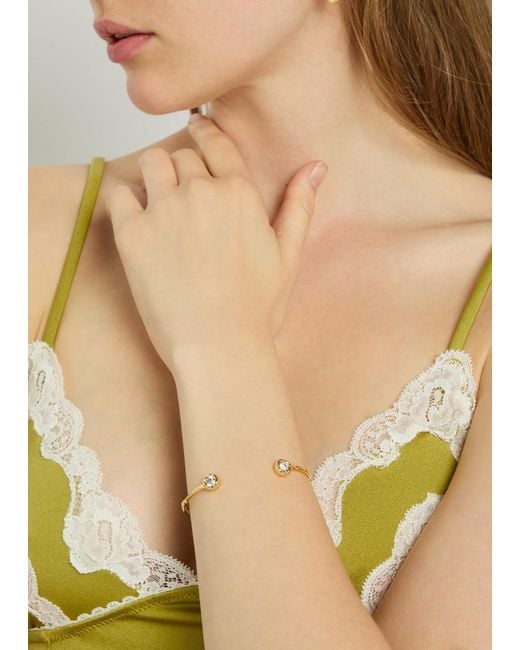 Alexis Metallic Asterales 14Kt-Plated Cuff